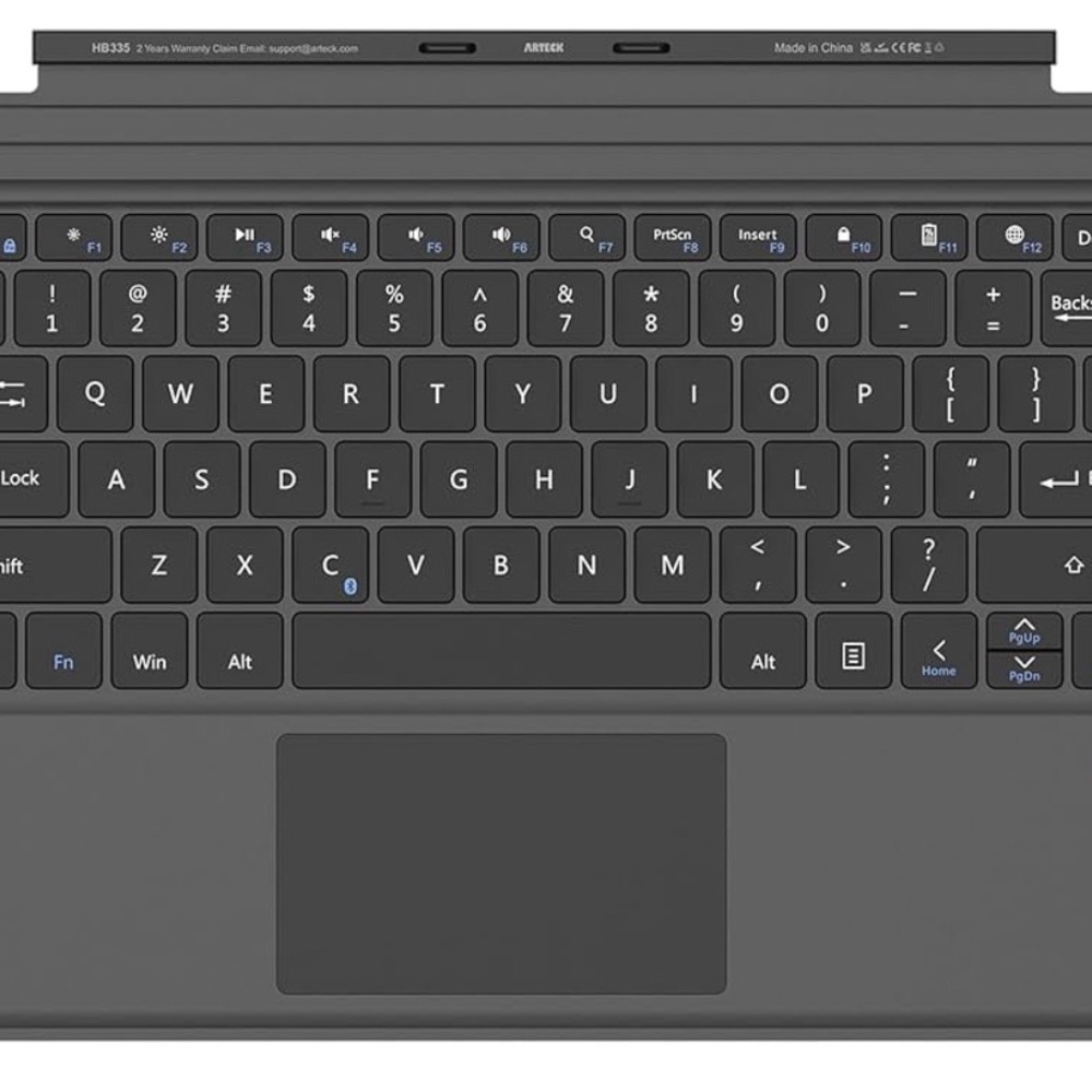 Amazon Gray Tablet Keyboard with Touchpad